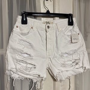 Free people white shorts